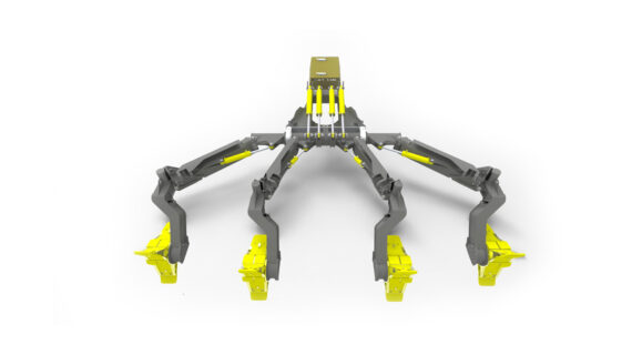 Четырехрядный культиватор дискретного микроповышения Bracke M46.b