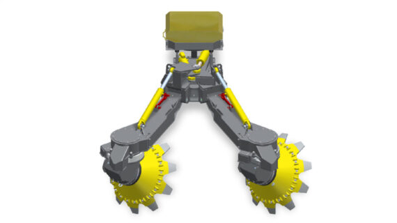 Двухрядный дисковый рыхлитель Bracke T28.a