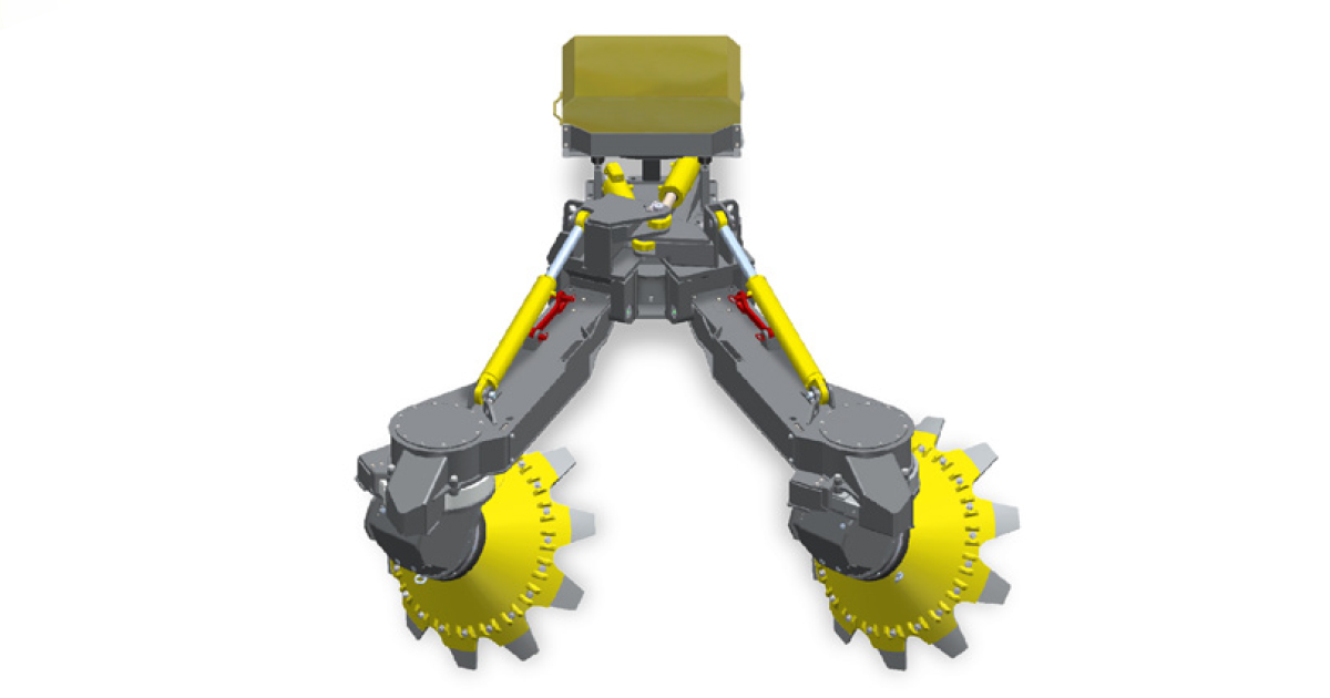 Двухрядный дисковый рыхлитель Bracke T28.a