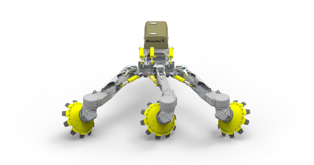 Трехрядный дисковый рыхлитель Bracke T35.b