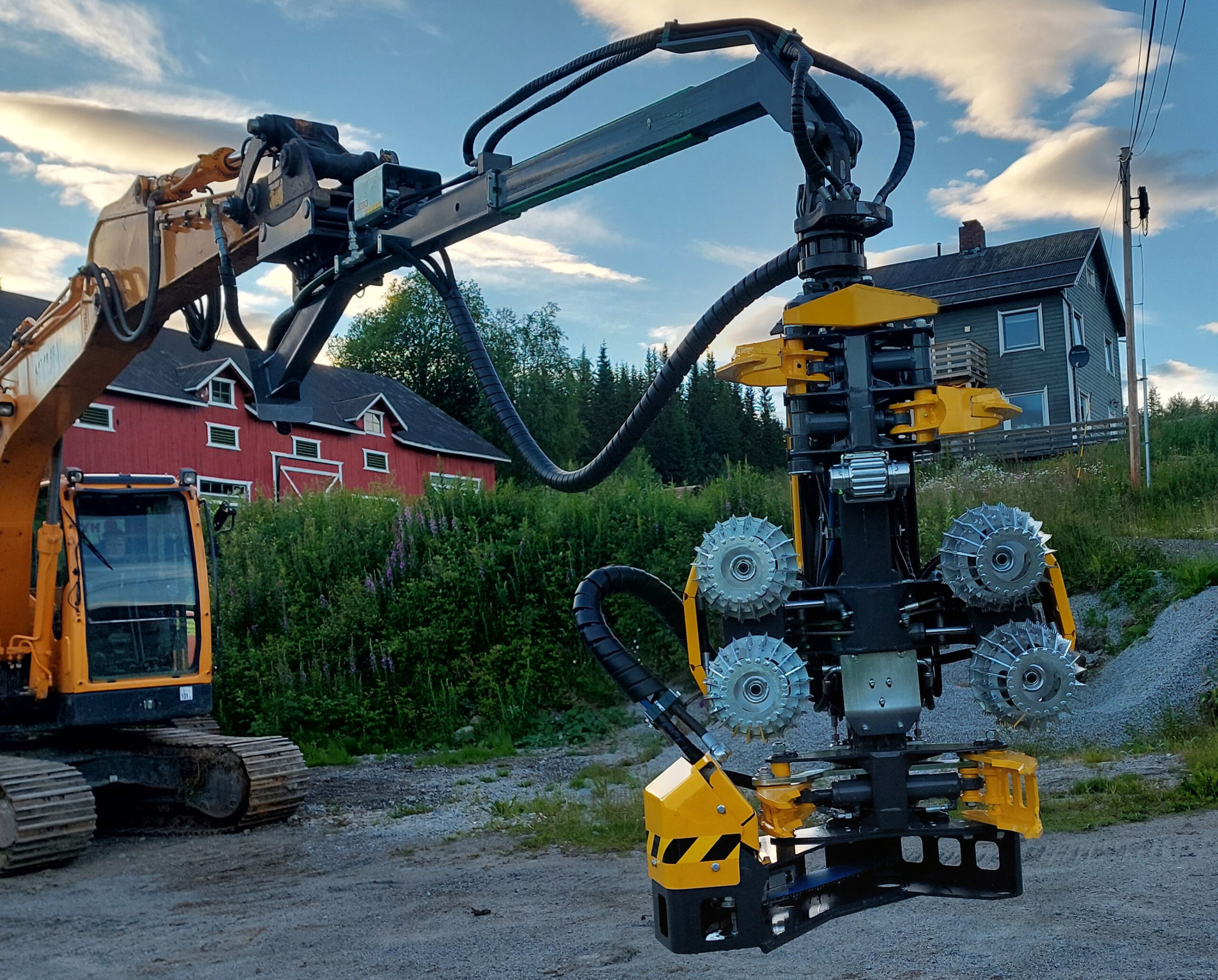 Экскаваторы-харвестеры. Уже задумывались о таком варианте?